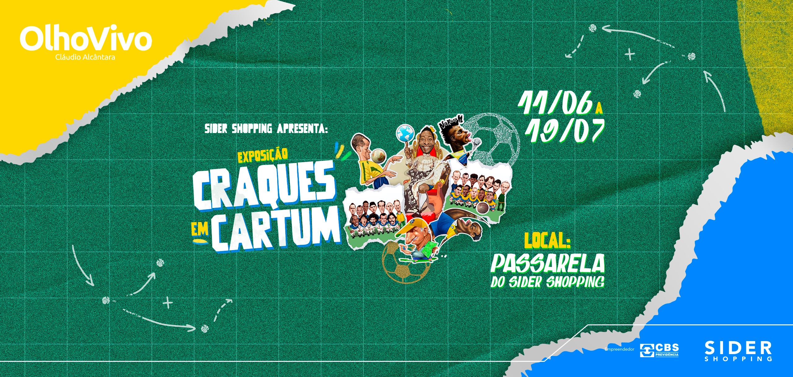 Exposição Craques em Cartum