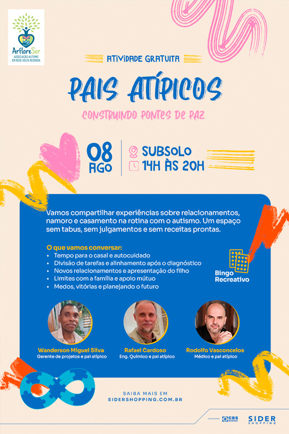 Pais Atípicos – Construindo Pontes de Paz no Sider Shopping