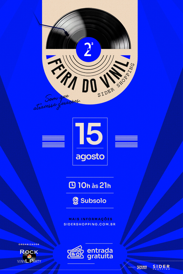 2ª Feira do Vinil no Sider Shopping
