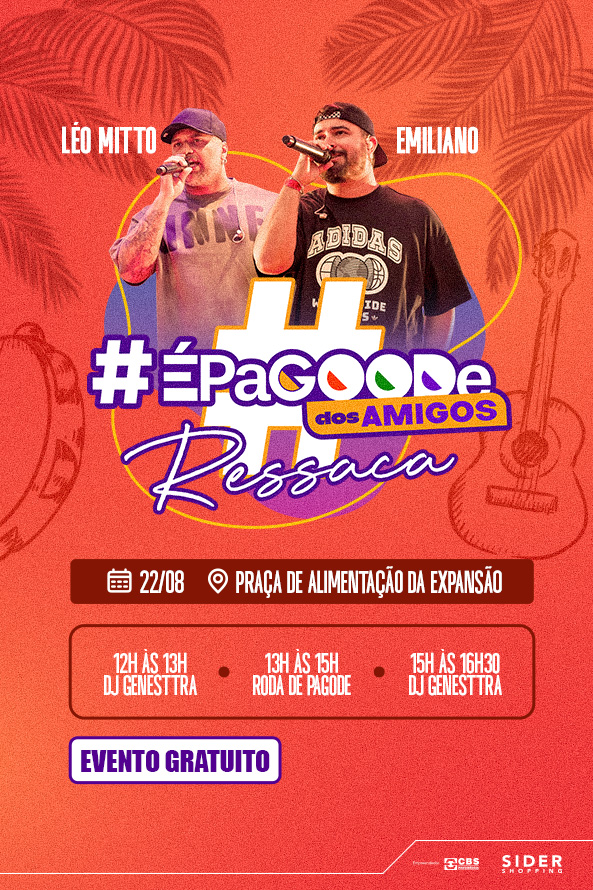 Ressaca ÉPagoode no Sider Shopping