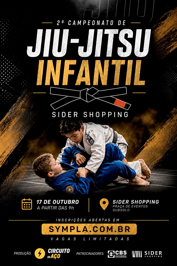 2º Campeonato de Jiu-Jitsu Infantil no Sider Shopping